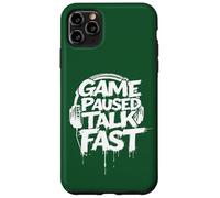 Jeu de jeu Paused Talk Fast Funny Gaming Hommes Garçons Enfants Adolescents Coque pour iPhone 11 Pro Max