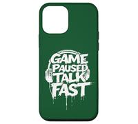 Jeu de jeu Paused Talk Fast Funny Gaming Hommes Garçons Enfants Adolescents Coque pour iPhone 12 mini
