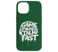 Jeu de jeu Paused Talk Fast Funny Gaming Hommes Garçons Enfants Adolescents Coque pour iPhone 14