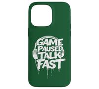 Jeu de jeu Paused Talk Fast Funny Gaming Hommes Garçons Enfants Adolescents Coque pour iPhone 14 Pro Max