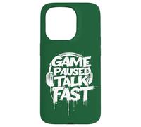 Jeu de jeu Paused Talk Fast Funny Gaming Hommes Garçons Enfants Adolescents Coque pour iPhone 15 Pro