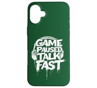 Jeu de jeu Paused Talk Fast Funny Gaming Hommes Garçons Enfants Adolescents Coque pour iPhone 16 Plus