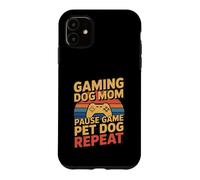 Jeu de Jeu pour Chien et Maman - Répétition rétro Coque pour iPhone 11