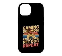 Jeu de Jeu pour Chien et Maman - Répétition rétro Coque pour iPhone 14