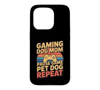 Jeu de Jeu pour Chien et Maman - Répétition rétro Coque pour iPhone 15 Pro