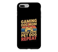 Jeu de Jeu pour Chien et Maman - Répétition rétro Coque pour iPhone 7 Plus/8 Plus
