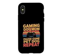 Jeu de Jeu pour Chien et Maman - Répétition rétro Coque pour iPhone X/XS