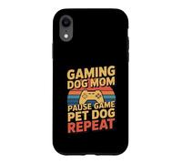 Jeu de Jeu pour Chien et Maman - Répétition rétro Coque pour iPhone XR