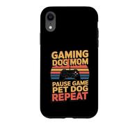 Jeu de Jeu pour Chien et Maman - Répétition rétro Coque pour iPhone XR