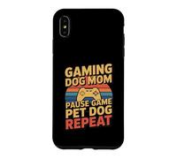 Jeu de Jeu pour Chien et Maman - Répétition rétro Coque pour iPhone XS Max