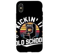 Jeu de Jeu rétro Arcade Kickin It Old School Coque pour iPhone X/XS