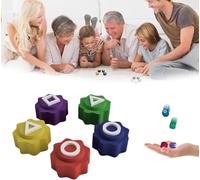 Jeu De Jeu Traditionnel Coréen, Ensemble De Galets De Pierre Gonggi Jack -Jouet éducatif pour Enfants, Activité Familiale, Portable Et Durable, pour Tous Les âges (5PCS)