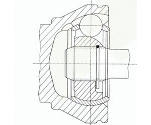 Jeu de joints, arbre de transmissio SPIDAN 36603 pour ASTRA J (P10) 2 2009-2015