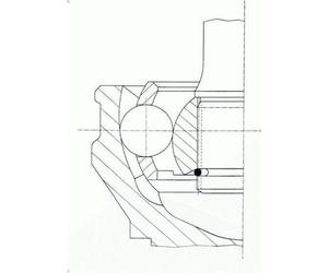 Jeu de joints, arbre de transmission SPIDAN 36508 pour 500X (334_) 2 2014-2018