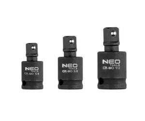 Jeu de joints d’impact 3 pcs, 1/4", 3/8", 1/2" - NEO TOOLS - 10-256