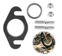 Jeu De Joints De Collecteur D'Échappement Universel 50cc, Joints Échappement Écrous Goujons, Compatible to Aerox Bw's, Booster, Nitro, Aerox, Mach-G, Jog-R, Ovetto