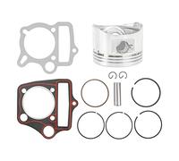 Jeu de Joints de Segments de Piston, Jeu de Joints de Segments de Piston en Métal Haute Résistance, Pièces de Rechange pour Moteur 110 et 125 ATV Dirt Bike