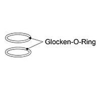 Grünbeck Lot de 2 joints pour filtre Boxer, FS-B 1", 1 1/4", joint torique de cloche