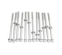 Jeu de joints moteur complet avec boulons de tête 2.5 L 2458CC H4 gaz Compatible avec Forester Legacy Impreza Outback EJ25 EJ251 EJ253(bolts)