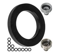 Jeu de joints plats de rechange, 12 pièces, pour pièces de système G 3/4" pouces de jardin, compatibles avec les raccords de robinet Gardena 26,5 mm, 18201, 18241, 2801, 938, silicone, Ø24 x 16mm