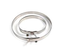 Jeu de joints-soufflets Soufflet De Cardan Kit de 4 clips serrage pour soufflet cardan, en acier inoxydable, avec collier et pince à sertir automatique