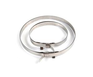 Jeu de joints-soufflets Soufflet De Cardan Kit de 4 clips serrage pour soufflet cardan, en acier inoxydable, avec collier et pince à sertir automatique