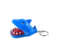 Jeu de jouets à dents - Ensemble de requins hippopotames | Jouets à dents - Jouets animaux avec porte-clés doigt qui mordent Jeu de société de la famille de la nouveauté