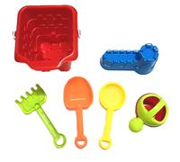 Jeu De Jouets De Plage Pour Enfants, Jeu De Sable, Jeu De Pelle, Puzzle De Plage, Bac À Sable Pour Garçons Et Filles, Jouets Amusants Et Sportifs De Plein Air, 6 Pièces