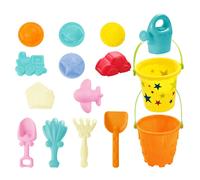 Jeu De Jouets De Plage Pour Enfants, Pelle De Seau De Sable, Jeu De Voyage, Jeu De Plein Air Pour Creuser Du Sable, 15 Pièces