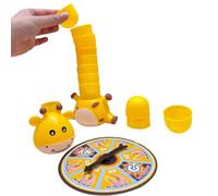 Jeu de jouets empilables girafe, jouet éducatif interactif et drôle à thème girafe | Coupes empilables pour l'équilibre, pour l'apprentissage éducatif, école, fête, maison et libre