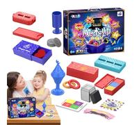 Jeu de jouets magiques : ensemble d'accessoires magiques pour débutants et magiciens avancés | Outils magiques amusants pour effectuer des figures, kit de magie professionnel pour et adultes