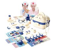 Jeu de Jouets pour Le médecin pour , Jeu de pédiatre Docteur pour Tout-Petits avec Conception de Jeux de rôle Docteur de Conception de Valise, Jeu de Jeux de pédiatre Multifonction
