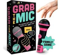 Jeu de Karaoké Familial passionnant Grab The Mic pour les Enfants de 8 ans et plus 2 à 10 Joueurs - 250 Cartes de Paroles