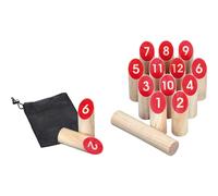 Philos-Spiele Jeu de Kubb - avec des chiffres - pin naturel