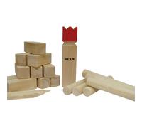 Jeu de Kubb original avec un roi rouge Bex Naturel