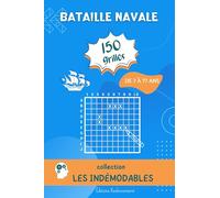 Jeu de la Bataille Navale Collection Les Indémodables: Jeu de Papier et Crayon à deux Joueurs pour Enfants et Adultes | Cahier Idéal pour les Voyages ... Avion | Bataille Navale 150 Grilles Vierges