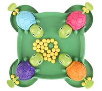 Jeu De La Tortue Affamée - Société Éducatif, Interactif Parent-enfant, Jeu Familial Amusant, Défi Réflexes Rapides Avec Des Pièces Colorées | Pour Une Soirée Jeux D'apprentissage Et Éducatif En