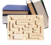 Jeu de Labyrinthe de Billes - Jouet Amusant de Plateau avec Billes - Tableau d'activité avec Labyrinthe - pour et Adultes Défi Mental Logique Concentration Voyage