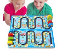 Jeu de Labyrinthe Numérique - Jeu Éducatif en Bois avec Labyrinthe De Couleurs Et Chiffres - Jouet d’Éveil Préscolaire pour Développement des Compétences Cognitives Garçons et Filles