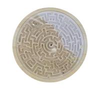 Jeu De Labyrinthe | Plateaux en Bois De Labyrinthe pour | avec 2 Billes Métalliques Plateau Circulaire | pour Voyage Route Fête Salle De Classe Famille Adolescents Adultes