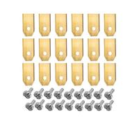 Jeu De Lames De Coupe for Tondeuse À Gazon, 30 Pièces, en Acier Inoxydable, Tranchantes De 0.7 MM, Compatibles avec La Tondeuse Automatique Husqvarna/Gardena(Gold)