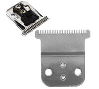 Jeu de Lames de Rechange Professionnel #32105 Compatible avec Tondeuse à Cheveux Andis Slimline Pro Li D7/D8 (Argenté)