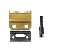 Jeu De Lames De Rechange Professionnelles À 2 Trous Avec Dents Décalées # 2161, Compatible Avec Wahl, Série 5 Étoiles Sans Fil, Compatible Avec Magic, Clipper(Gold 1Pack)
