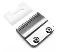Jeu de Lames de Rechange Réglables Professionnelles #2161 - Compatible avec Tondeuses Wahl 5 Star Series Senior Cordless, Magic Clip, Super Taper Modèles 8148/8504/1919 (Argenté)
