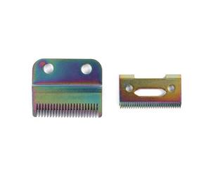 Jeu de lames de remplacement pour tondeuse à cheveux professionnelle, 2 trous, en céramique, mobile, sans fil, tête de coupe pour Wahl 8148