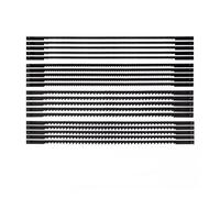 Jeu de lames de scie à chantourner de 5 pouces en acier à haute teneur | For couper du bois, du plastique, du métal, des outils de travail du bois(48 pcs)