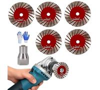 Jeu De Lames De Scie Diamantées De 1,57 Pouces, Mini Jeu De Lames De Coupe Diamant Professionnelles Multifonctions De 40 Mm for Granit, Marbre, Grès(5Pcs)