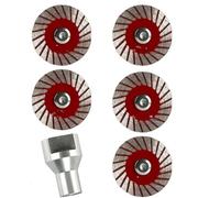 Jeu De Lames De Scie DiamantéEs Jeu de lames scie diamantées, Mini jeu coupe diamant professionnelles multifonctions for granit, marbre et grès 5 pièces