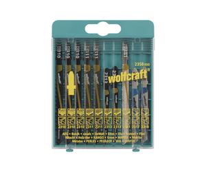 Jeu de lames de scie sauteuse Wolfcraft 2358000; 10 unités