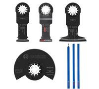 Jeu de lames de scie Starlock en mini L-Boxx avec crayons - BOSCH - 061599766V